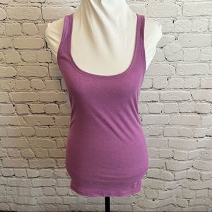 Pink by VS purple ribbed tank top